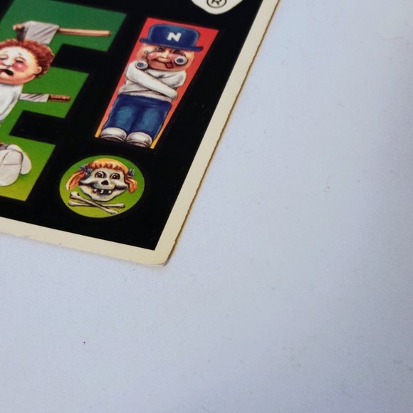 Vtg Garbage Pail Kids Topps 5x7 Giant Sticker #3 "GPKids Rule!" 1986 Rare. - Picture 4 of 6